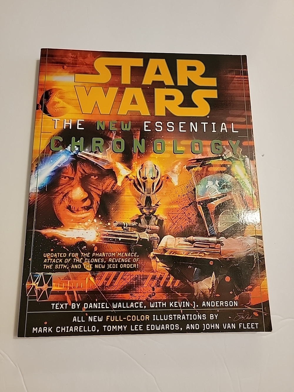 Star Wars Paperback - Orange and Black Ombre Back Cover